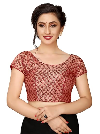PARI DESIGNER RED COLOR ZARI WARK WOMEN BLOUSE