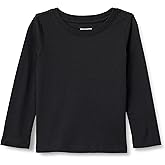 Amazon Essentials Girls and Toddlers' Long-Sleeve T-Shirts (Previously Spotted Zebra), Multipacks