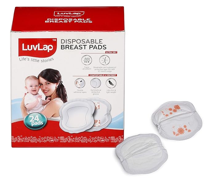 Buy LuvLap Ultra Thin Disposable Breast Pads, Super Absorbent, Discreet