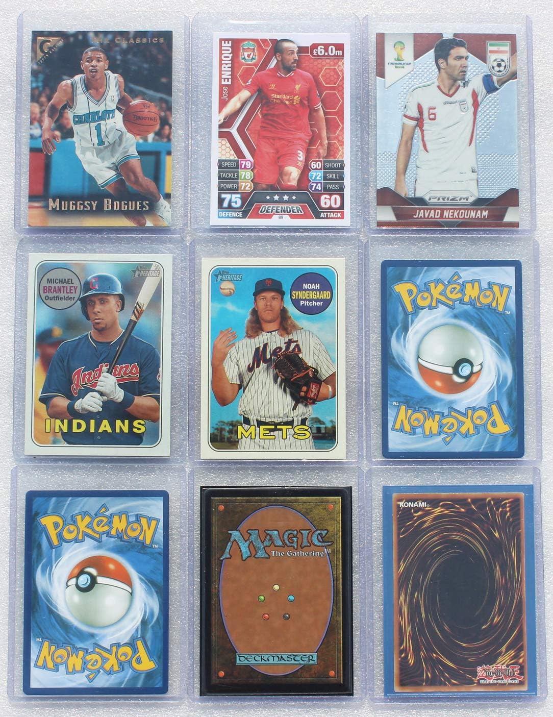WINTRA 3" x 4" Toploaders and Penny Sleeves Bundle for Trading and Sports Cards, Including 50 35pt Toploaders and 100 Clear Soft Card Sleeves (50 toploaders + 100 Sleeves): Office Products