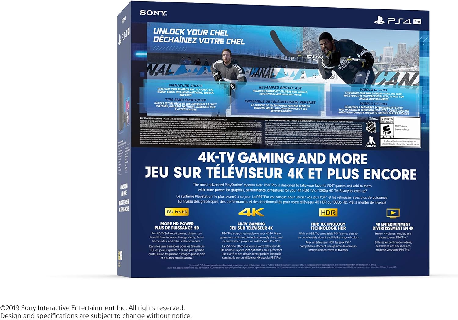 Amazoncom Sony Playstation 4 1tb Pro Console Nhl 20