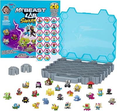MRBEAST LAB Hive Collector Pack 70+ Micro Beasts with 26 Micro Beasts, 2