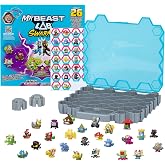 MrBeast Hive Collector Pack Holds 70+ Micro Beasts, with 26 Micro Beasts | Including 2 exclusive glow-in-the-dark swarms, 26 