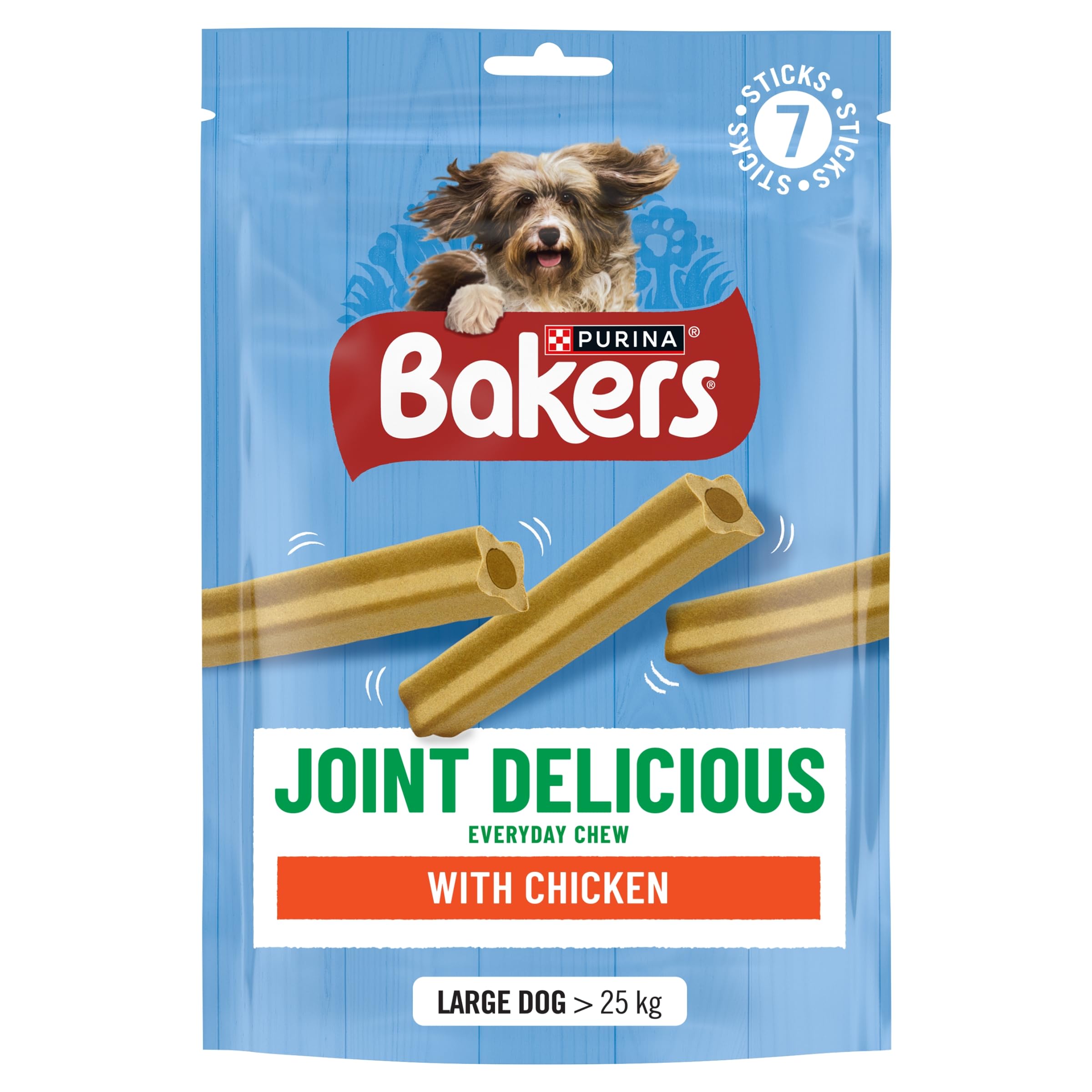 BAKERS Joint Delicious Large Chicken Dog Chews 240g (Pack of 6)