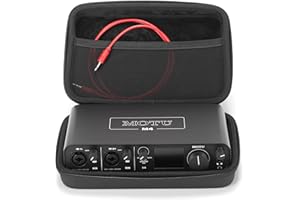 ANALOG CASES Motu M2 / M4 / Universal Audio Volt 4 Case - Custom-Fitted Compact GLIDE Case for Travel