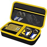 Hard Case for Brady M210/ BMP21-PLUS/BMP21-LAB Handheld Label Printer | Protective Carrying Bag, Shockproof EVA Shell, Built-in Mesh Accessory Pocket, Comfort Carry Handle, Workplace &amp; Outdoor Use