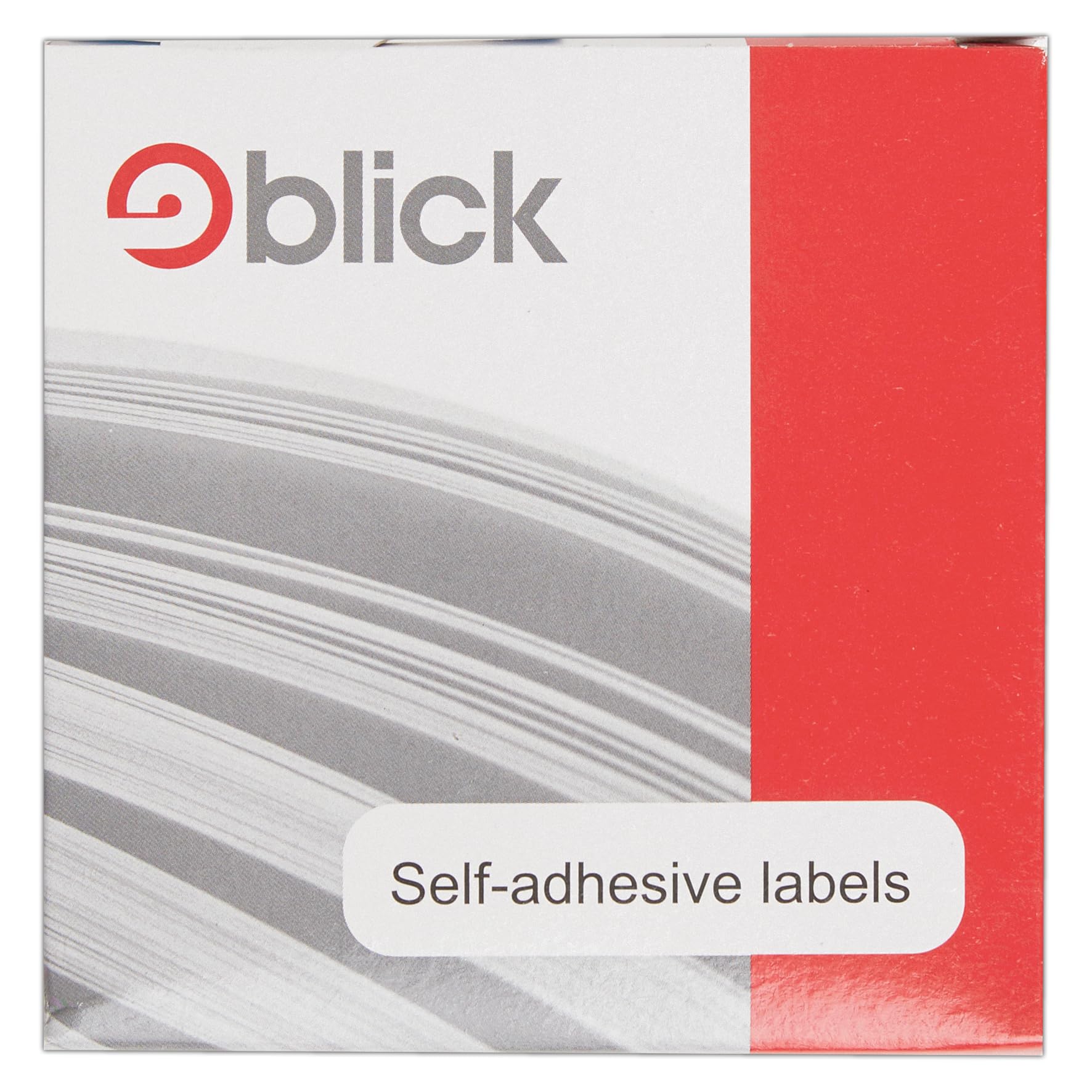 Blick Labels, White, Self Adhesive Stickers Dispenser Pack, Rectangular, 25mm x 50mm, 400 Labels, for Home, Office, Family, School, Holiday Calendar Organising, Planner, Rewards Chart, Colour Coding