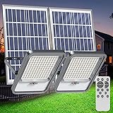 TENKOO Solar Street Lights Outdoor 800W 2 Pack