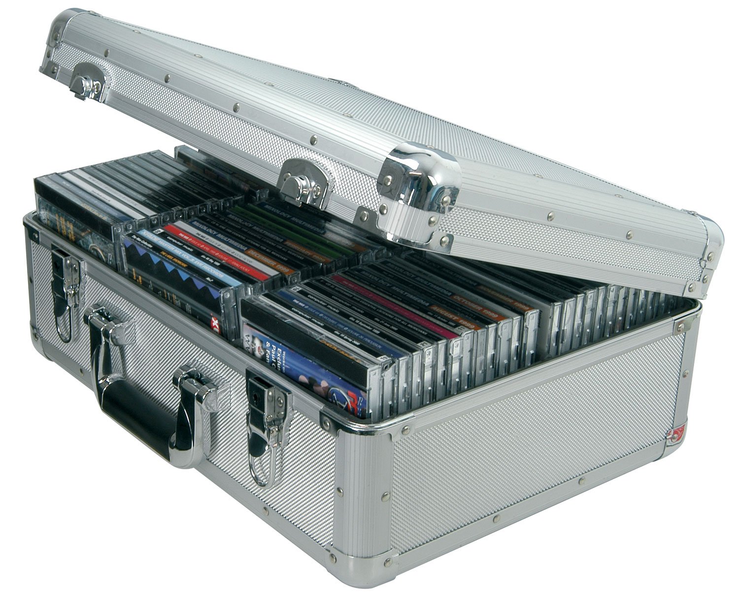 Aluminium CD Flight Case 80 CDs Amazon.co.uk Electronics