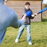 Hy-Pro Foam Baseball Bat and Ball Set Blue 24 Inch Soft Touch view 6