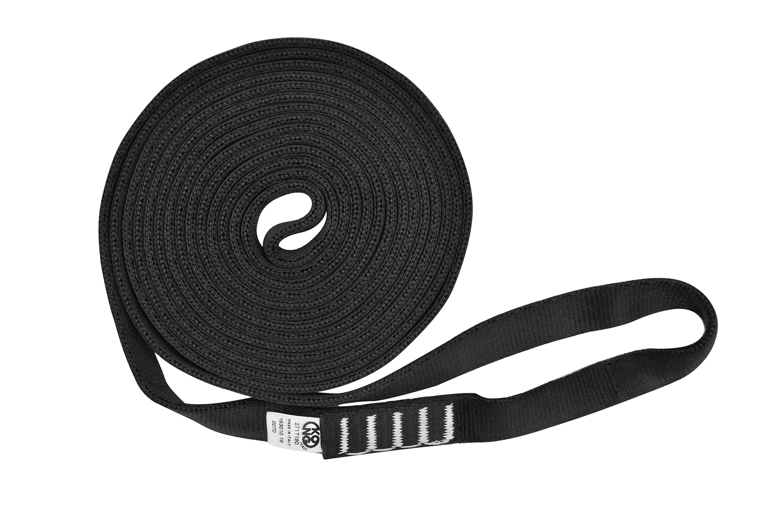 Kong. ARO Sling Tubular. Webbing Ring for Anchors. Polyamide. High Strength Up to 23 KN. Durable. Reinforced Stitching. EN: 795/B, 354, 566. UIAA and EAC. Size 60 cm, Black, 45 g.