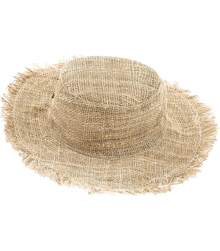Wide Brim Sun Hat - Natural Hemp & Gheri Blend - Foldable & Packable Handmade Natural Hemp Sun Hat – Eco-Friendly Wide Brim Hat  main image 4