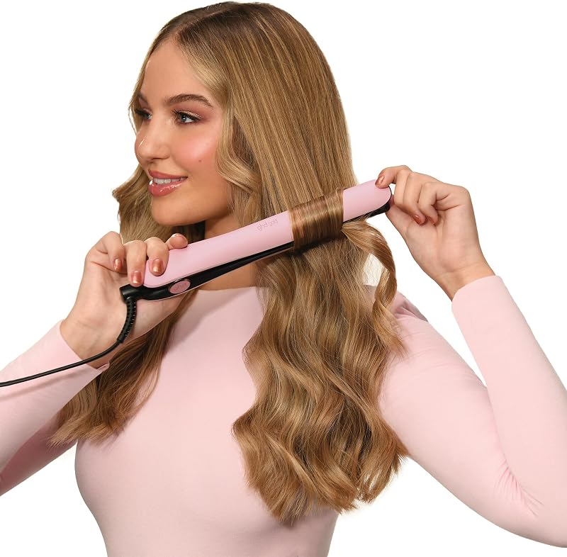 Gold Styler in Edizione Limitata Dusted Pink – con Custodia Termoresistente Coordinata – Styling professionale avanzato per capelli lisci e setosi con maggiore brillantezza – Adatta a tutti i tipi