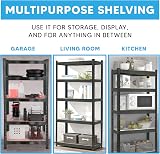 Nassboards Garage Shelving Unit 180cm 5-Shelf Boltless Heavy Duty 875kg view 5