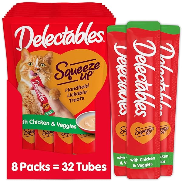 HARTZ DELECTABLES SQUEEZE UP INTERACTIVE LICKABLE WET CAT...