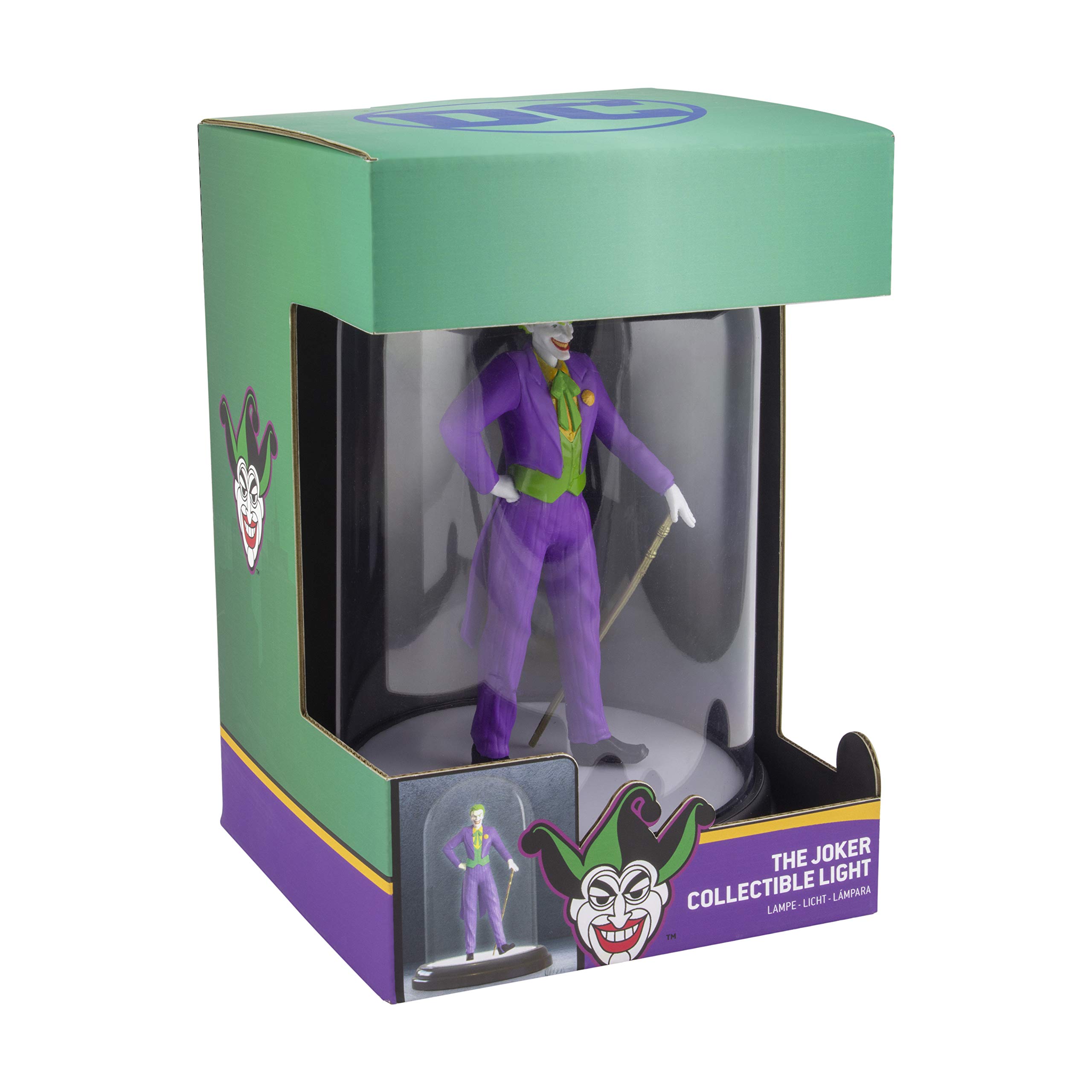 Paladone The Joker 3D LED Light | Collectable DC Comics Lights | Ideal Night Light For Kids Bedrooms, Office & Home Pop Culture Lighting Merchandise [Energy Class A+], PP5245DC