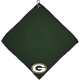 Team Golf NFL Adult-Unisex Microfiber Golf Towel, 15x15 - Multicolor