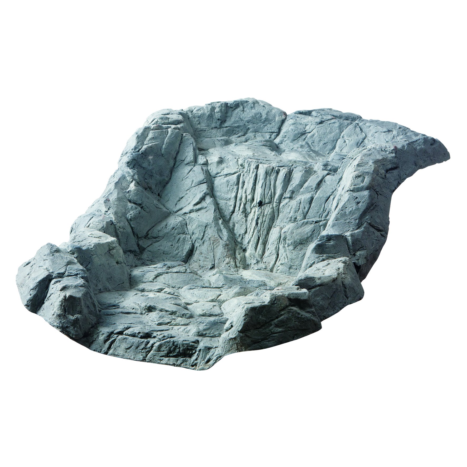 Heissner 80 x 58 x 31cm Waterfall Water Course Shell - Stone Grey