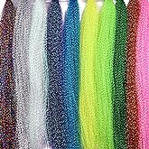 10 Packs Crystal Flash Fly Fishing Line Fly Tying Material for Fishing Lure Dry Flies