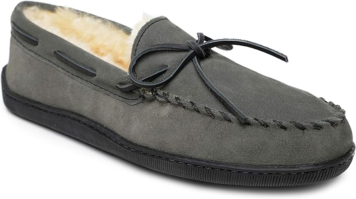 mens hard sole slippers