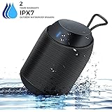 BUGANI IPX7 Outdoor Waterproof Bluetooth Speaker, Portable Wireless Bluetooth V4.2 Shower Speaker with Large Volume