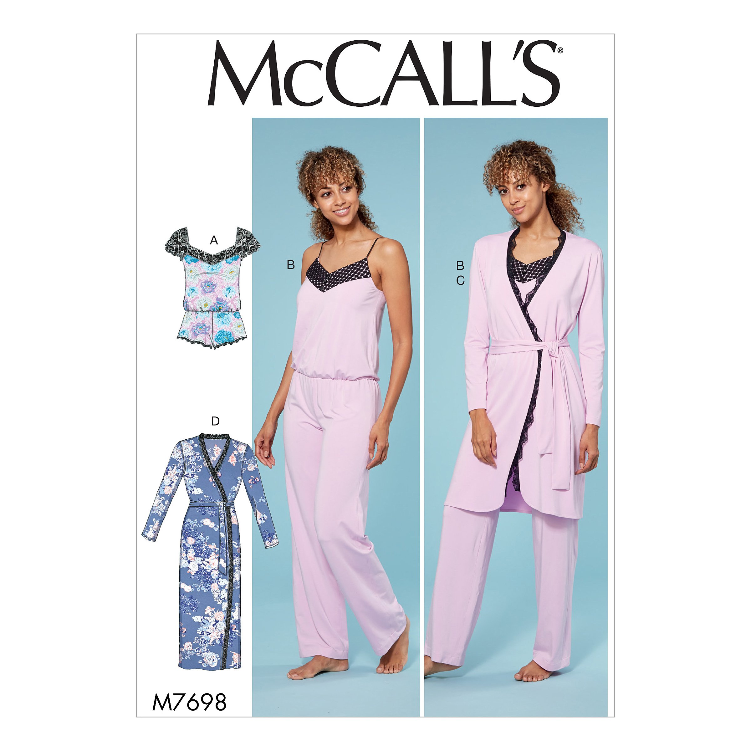 Mccall's Patterns Robe and Belt, Tissue, Multi-Colour, 17 x 0.5 x 0.07 cm