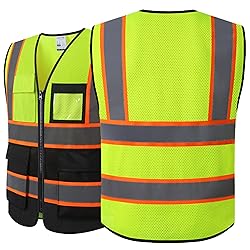 HATAUNKI High Visibility Reflection Yellow-Black