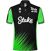 Code Zero Stake F1 Kick Sauber 2025 Men's Team Polo Shirt (S) Black