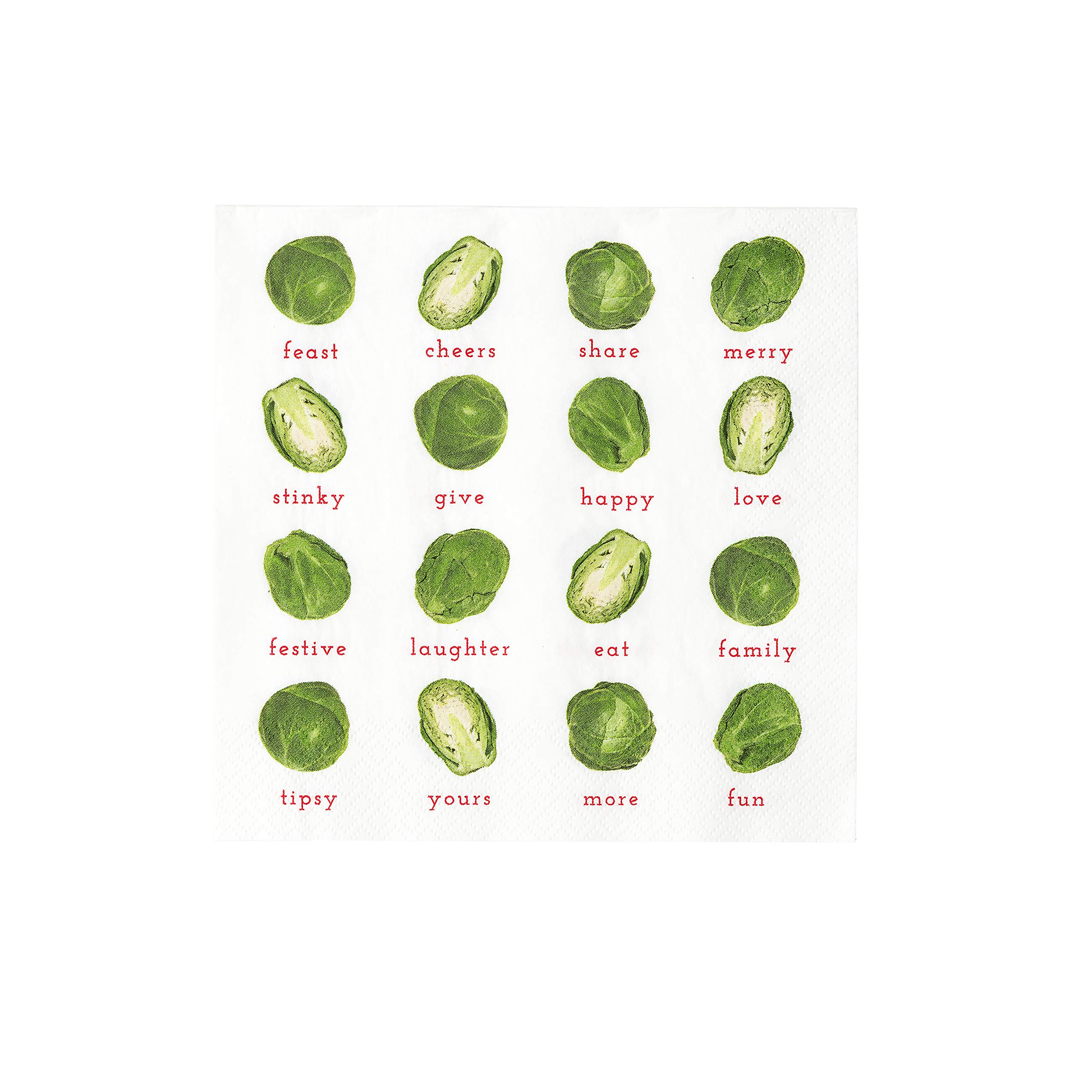 20 Pack Christmas Paper Napkins Sprouts