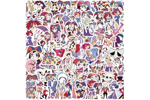 TUMAJI 100 PCS Magic Circus Stickers, Waterproof Cute Funny Stickers for Laptop Water Bottle Skateboard Phone Bike Guitar Car