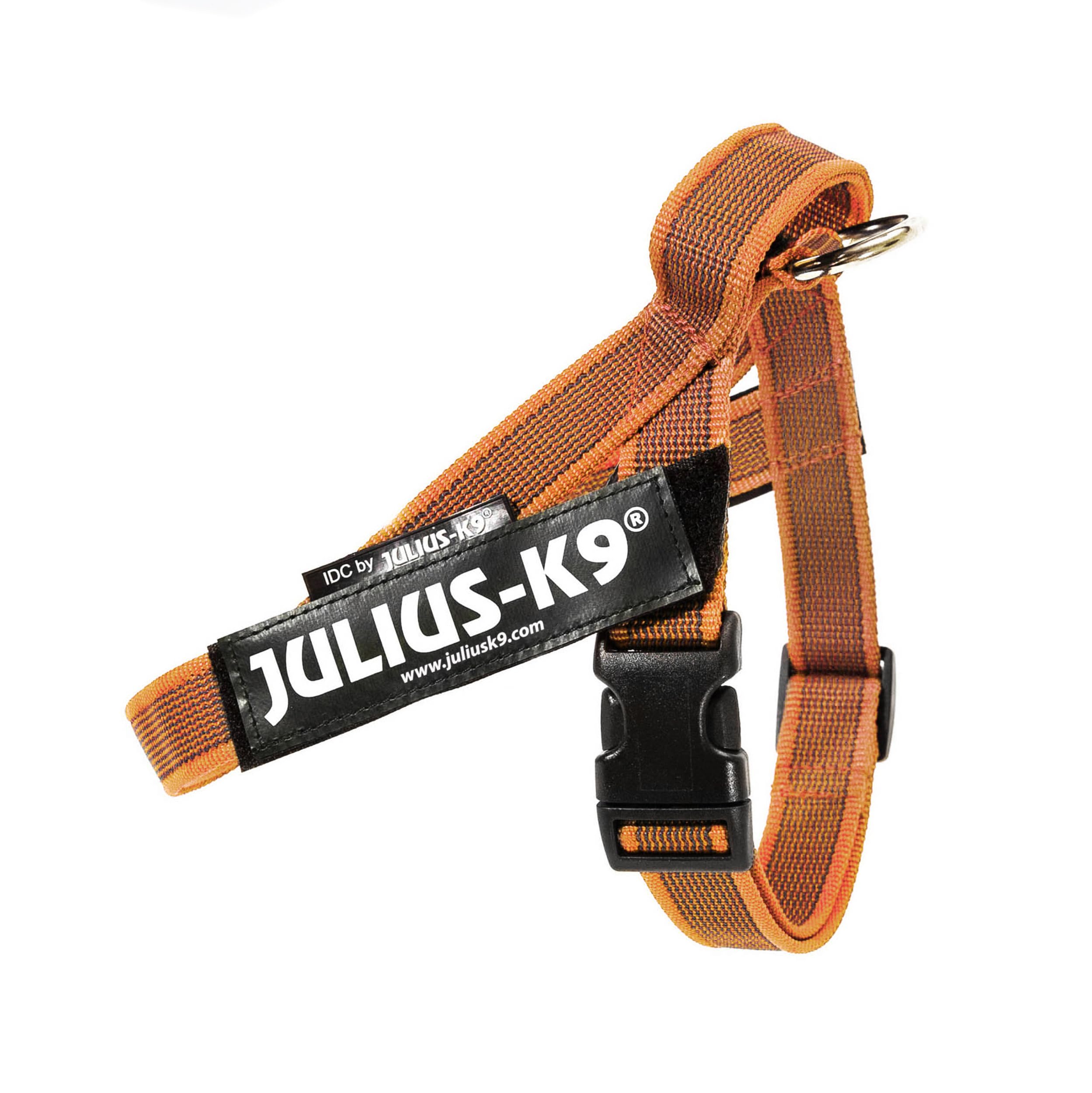 Julius-K9, IDC Color & Gray Belt Harness, Size: S / Mini, Orange-Gray