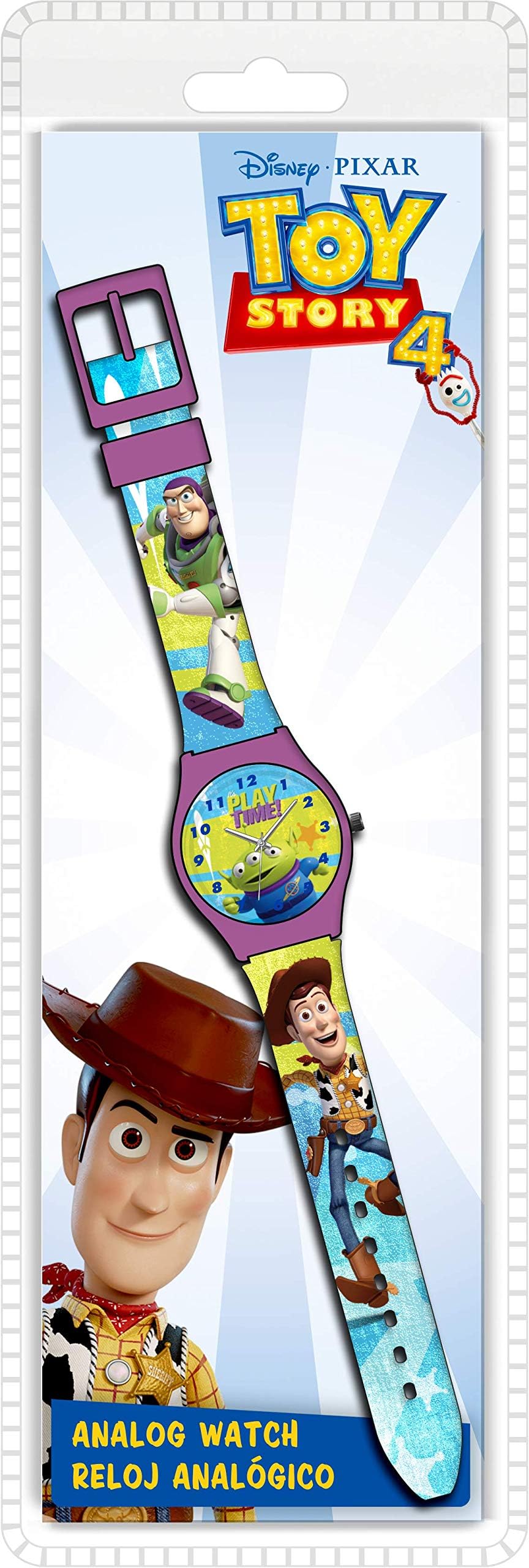 Kids Licensing WD20330 Analogue Watch, Yellow