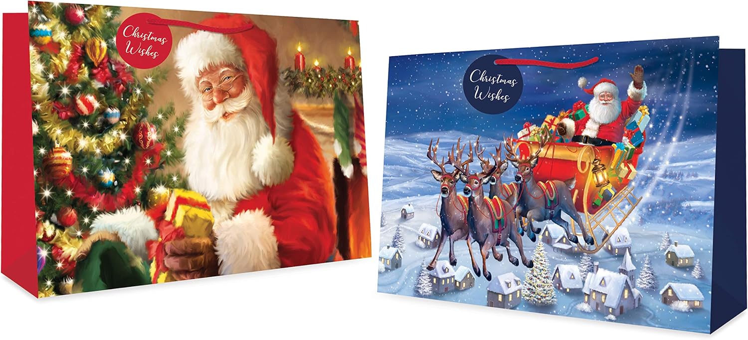 card factory xmas gift bags