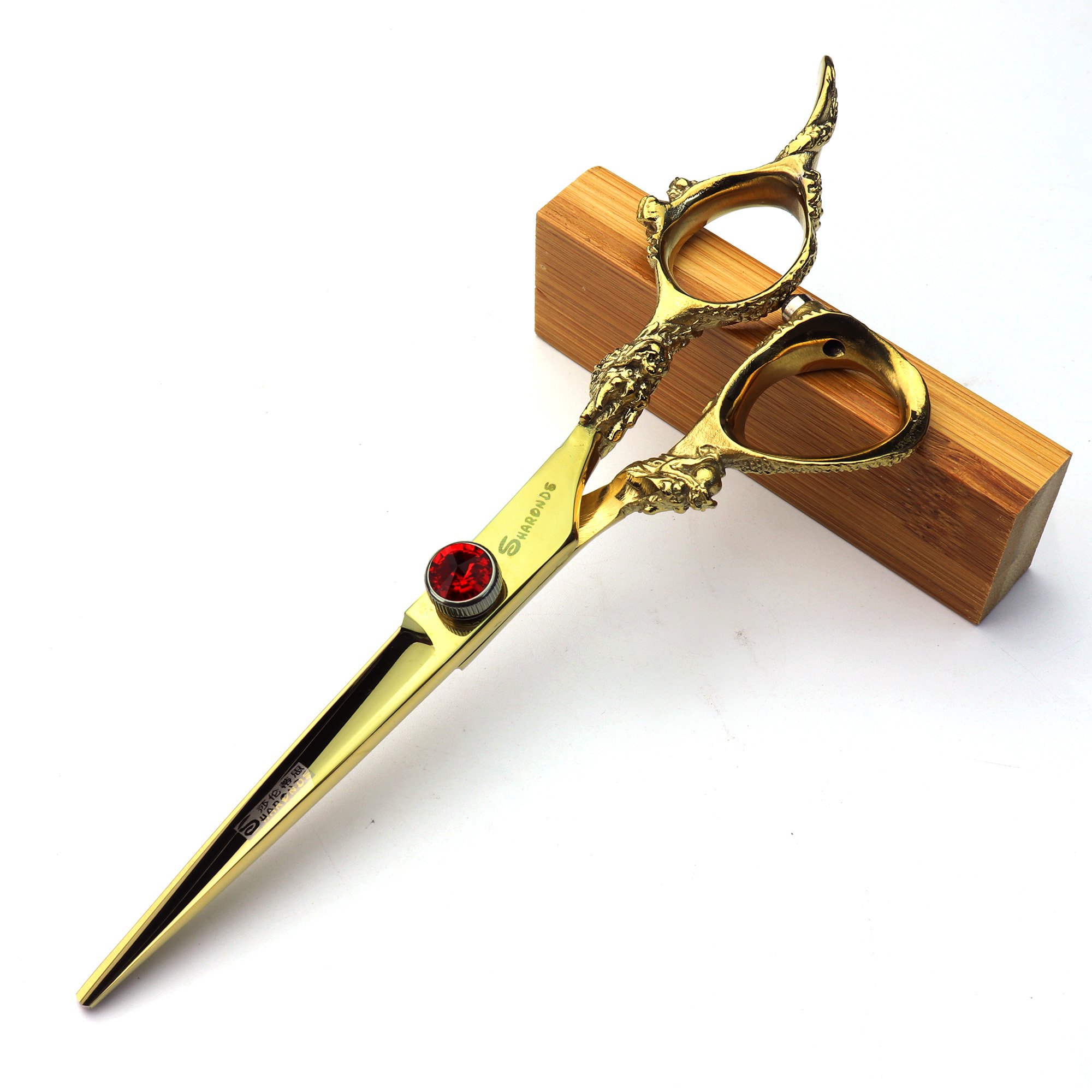 Gold 5.5'' 6'' Hairdressing Scissors Barber Thinning Cutting Scissors Set (5.5'' Cutting Scissors)