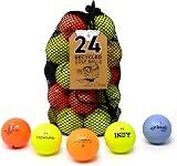 Second Chance 24 Mixed Coloured Golf Balls with Carry Bag view 2