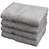 Superior Egyptian Cotton 4-Piece Bath Towel Set for
