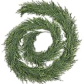 Tulvend 9FT Christmas Pine Garland - Real Touch Green Garland - Artificial Realistic Cedar Garlands for Mantel, Staircase, Tabletop - Indoor Outdoor Winter Christmas Decor