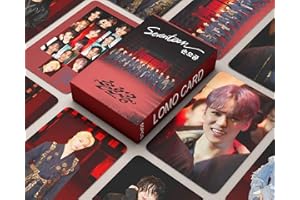 Funwaretech Seventeen Super Photocards 55Pcs 2023 Sventeen 10th New Album FML Lomo Cards Set Kpop Merchandise Gift for Fans Boys Girls and CARAT