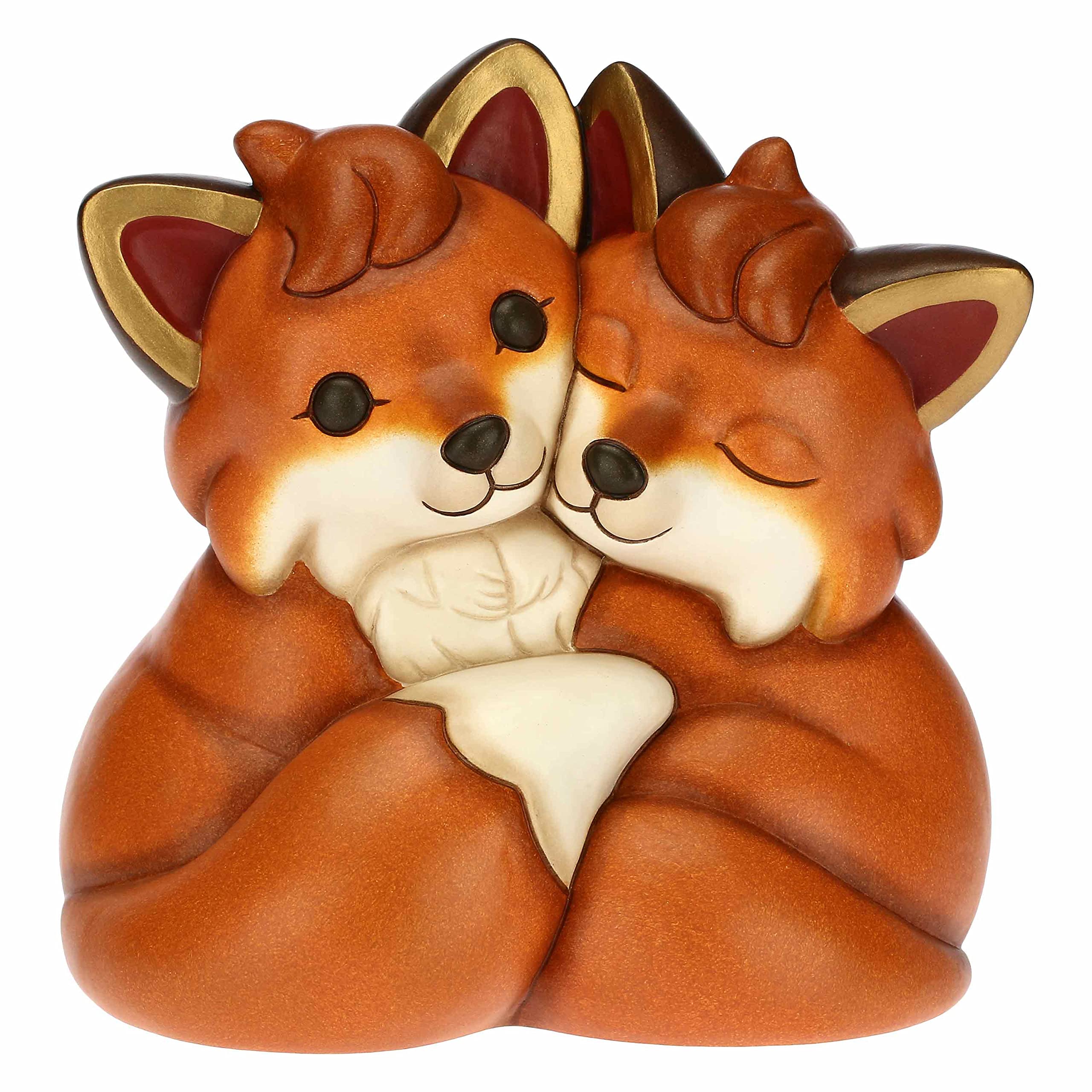 THUN - Fox Grace Couple of Lovers - Ceramic - Living, Icons - 19x14.2x19.3cm h