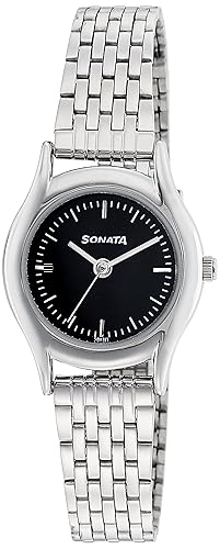 Essentials Analog Black Dial Women's Watch-87020SM02