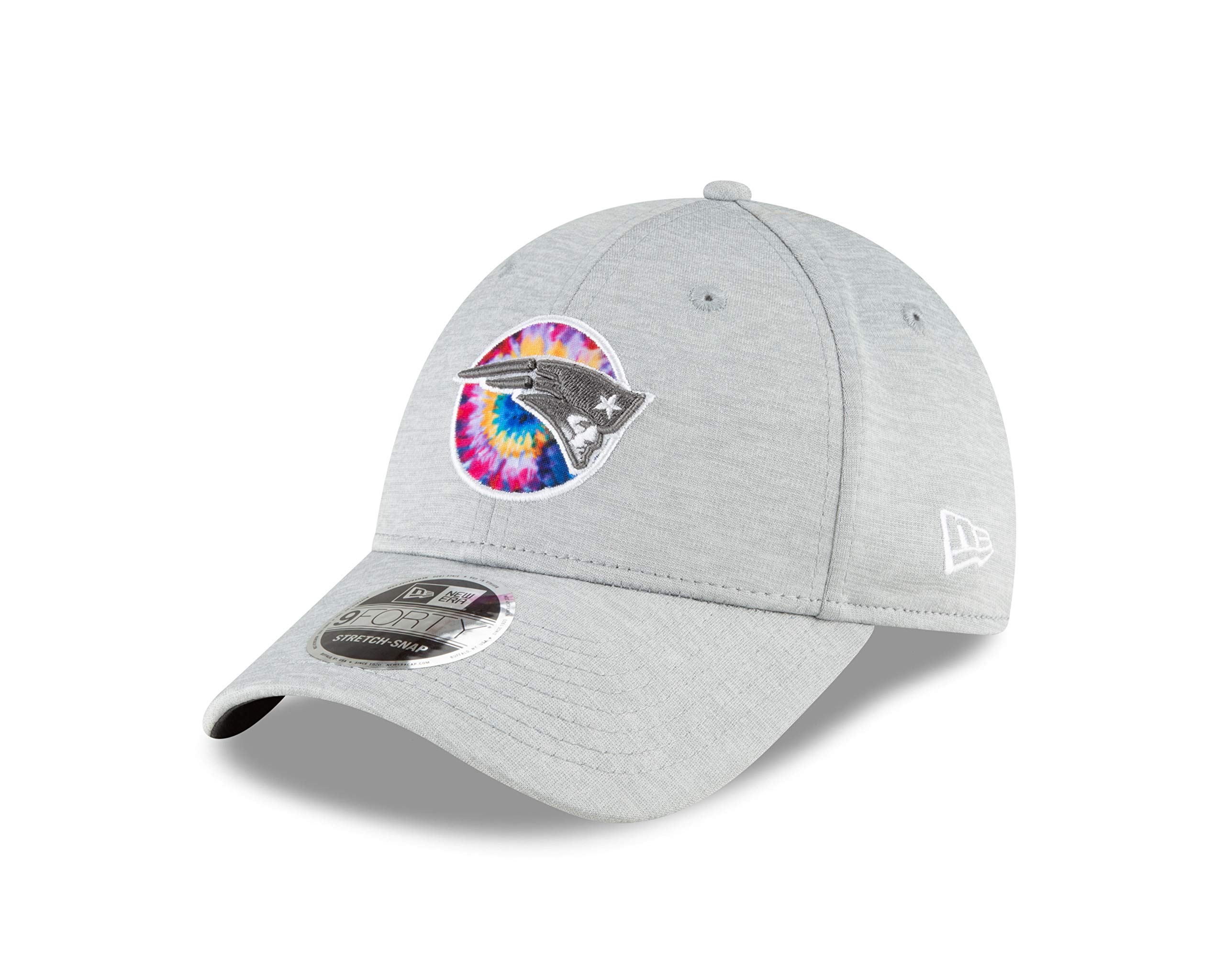 New Era New England Patriots 9forty Stretch Snapback Cap NFL 2020 Crucial Catch Grey - One-Size