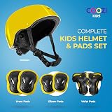 Niftii COOZi Glossy Kids Helmet and Pad Set - Adjustable 7 in 1 Protection view 2