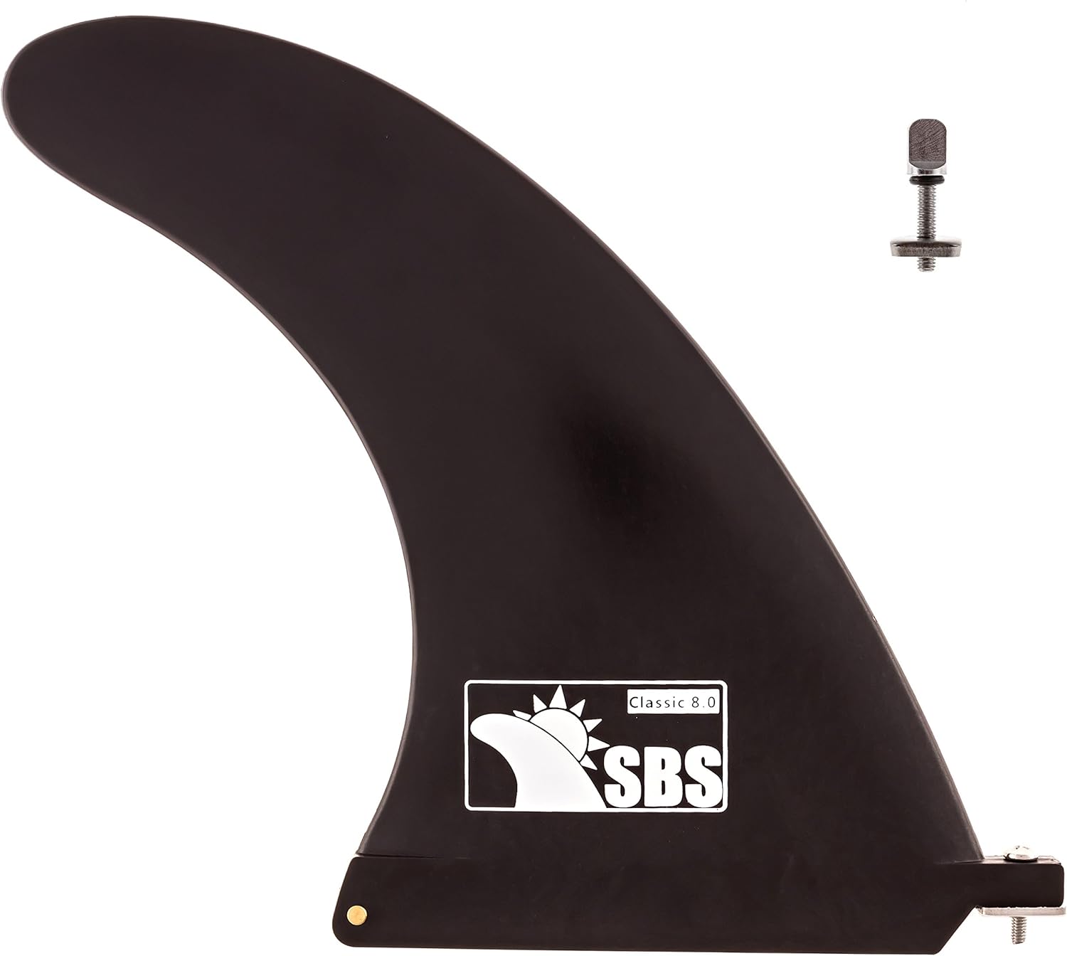 Santa Barbara Surfing SBS - 8 inch Longboard & SUP Single Fin - 8