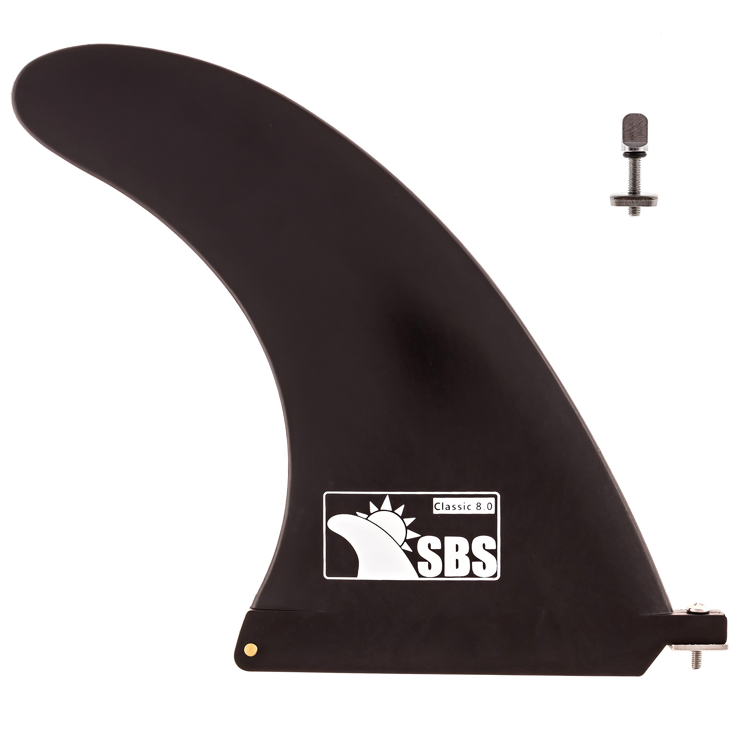 Santa Barbara Surfing SBS 9" iSUP Fin - Quick Release Slide In Fin for Inflatable Paddleboard (Aqua Marina Vilano etc),Santa Barbara Surfing, B06XB4RQD1, FINSGB1001102,45.19,25 SBS - 8 inch Longboard & SUP Single Fin - 8" Center Fin for Surfboard & Paddleboard