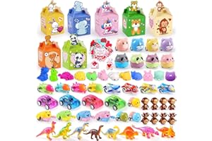 Palmatte 114PCS Valentines Day Gifts for Kids Classroom Exchange, 28 Pack Cute Valentines Day Cards for Kids Classroom School Game Prizes Party Favors Class Valentines Boxes Treats for Kids Boys Girls