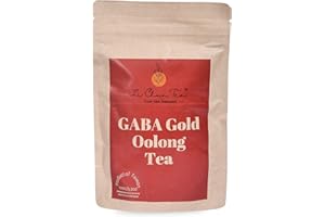 ZI CHUN TEA GABA Gold - Organic Oolong Super Tea, Loose Leaf Stress Relief Tea - A Calming and Relaxing Tea - Aids Mental Focus and Clarity - 8.8 ounces
