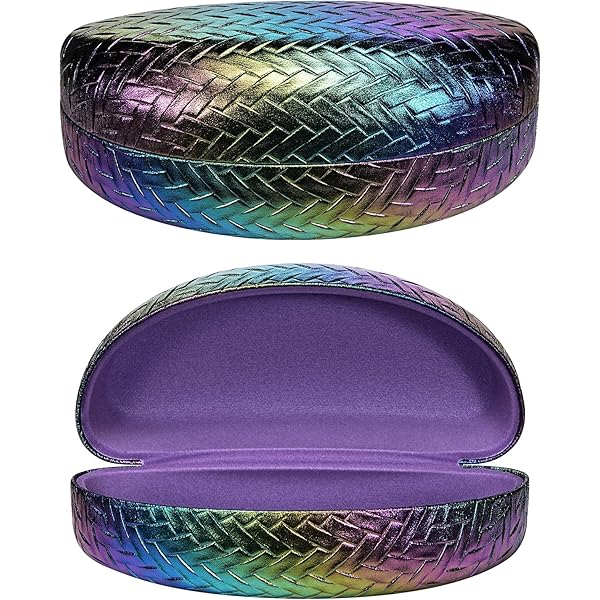 Molshine Hard Shell Sunglasses Case - Extra Large Metal Protective Case For Oversized Sunglasses