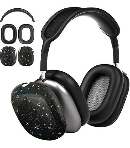 洗*能様 AirPods Pro Max（USB-C)ブラック カバー,アクセサ Amazon.co