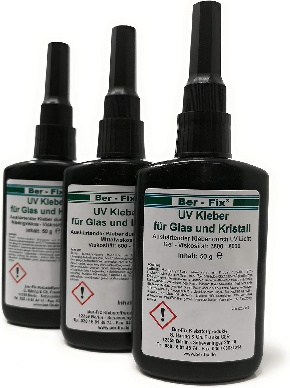 Ber Fix Uv Lijm Met Lamp Set Van 3 X 50 G Dunvloeibaar 50 100 500 1000 Gel 2500 5000 Uv Lijm Met Lamp 21 Led Amazon Nl