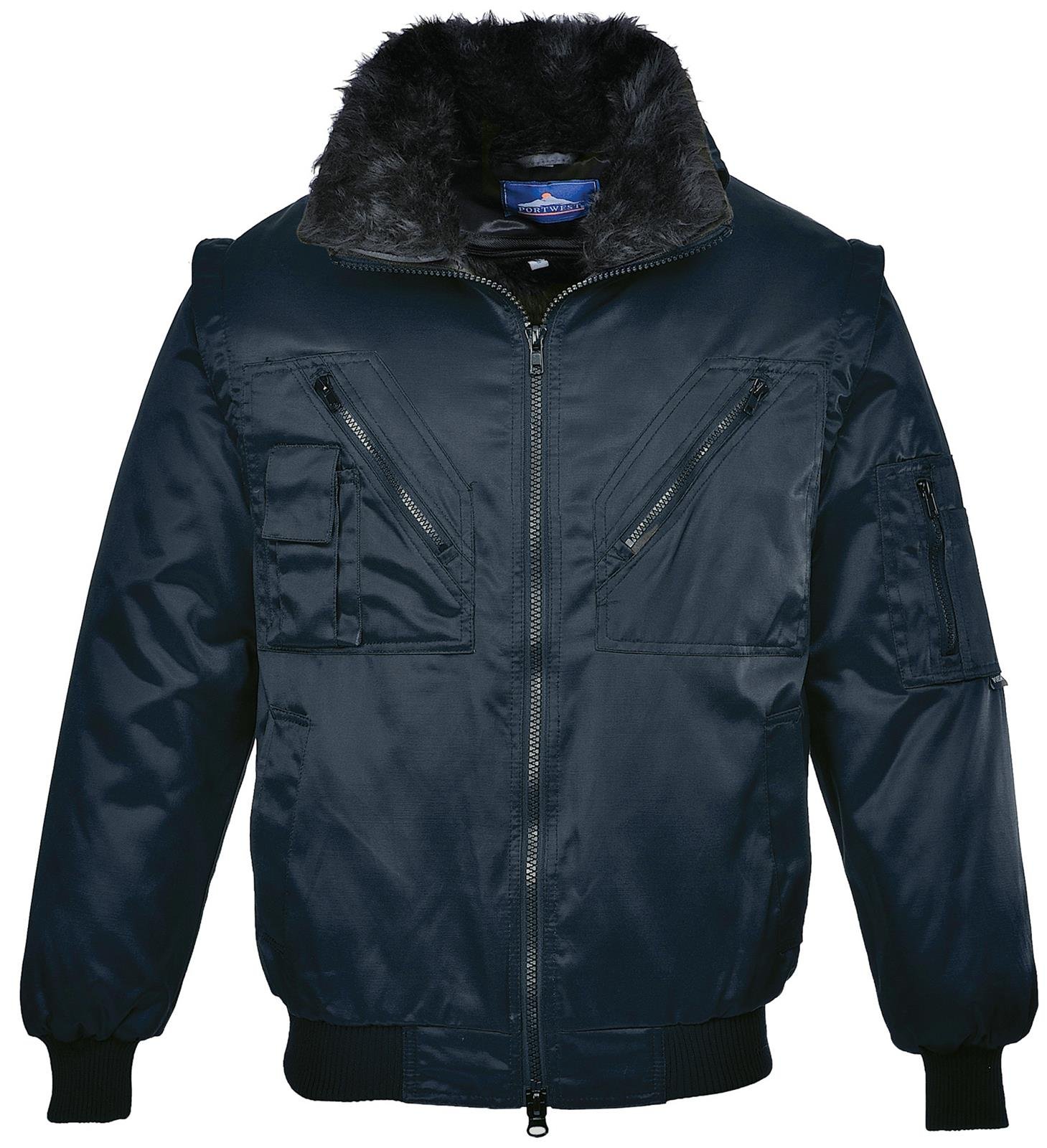 Portwest Pilot Jacket, Size: XL, Colour: Navy, PJ10NARXL